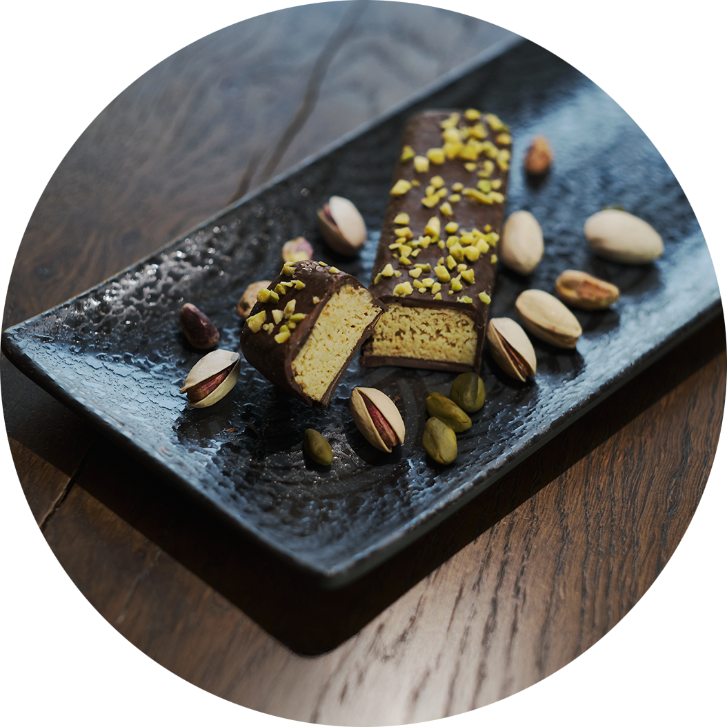 Pistazien-Schoko Riegel nach Dubai Style 80g - Die Pistazien-Rösterei
